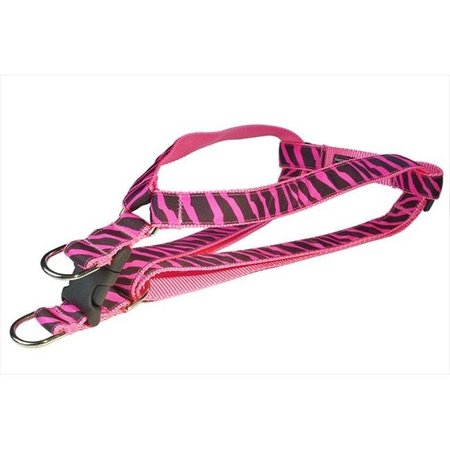 FLY FREE ZONE,INC. Zebra Dog Harness; Pink - Large FL511931